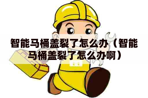 智能马桶盖裂了怎么办（智能马桶盖裂了怎么办啊）