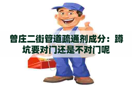 曾庄二街管道疏通剂成分:蹲坑要对门还是不对门呢 曾庄二街管道疏通剂成分:蹲坑要对门还是不对门呢