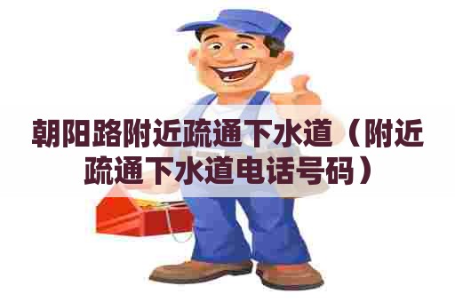 朝阳路附近疏通下水道（附近疏通下水道电话号码）