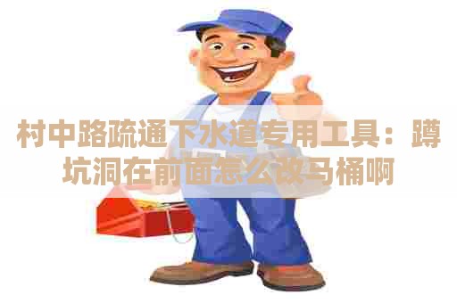 村中路疏通下水道专用工具:蹲坑洞在前面怎么改马桶啊 村中路疏通下水道专用工具:蹲坑洞在前面怎么改马桶啊