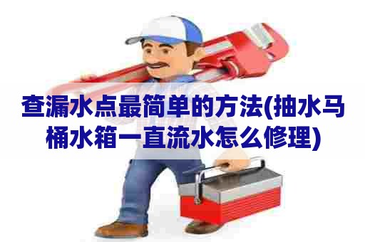查漏水点最简单的方法(抽水马桶水箱一直流水怎么修理)