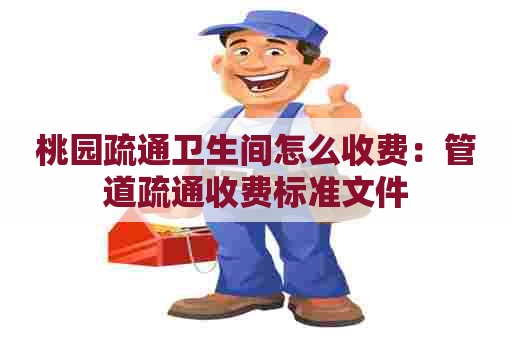 桃园疏通卫生间怎么收费:管道疏通收费标准文件 桃园疏通卫生间怎么收费:管道疏通收费标准文件