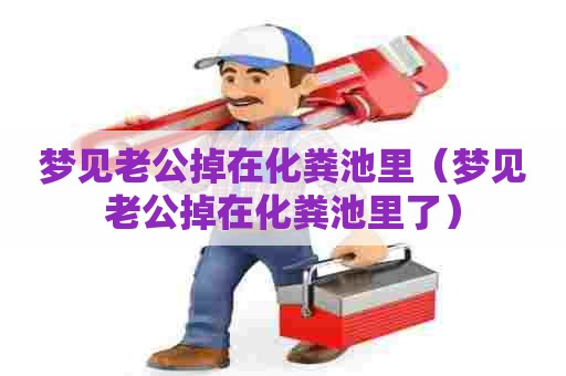 梦见老公掉在化粪池里（梦见老公掉在化粪池里了）