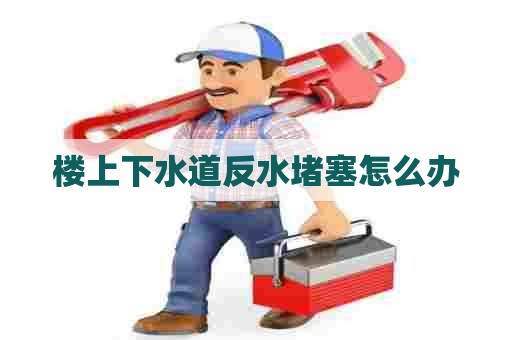 楼上下水道反水堵塞怎么办