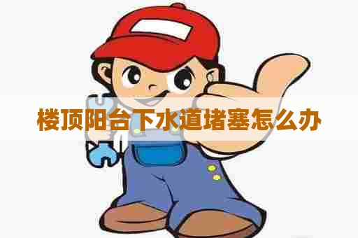 楼顶阳台下水道堵塞怎么办