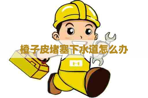橙子皮堵塞下水道怎么办