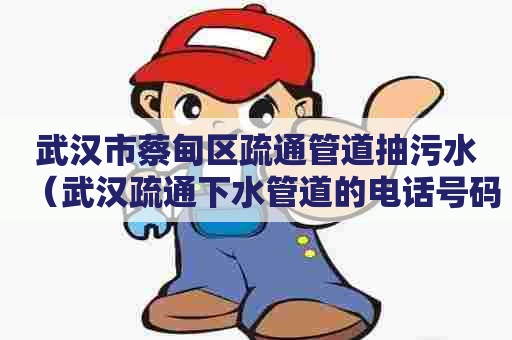 武汉市蔡甸区疏通管道抽污水（武汉疏通下水管道的电话号码多少?）