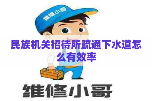 民族机关招待所疏通下水道怎么有效率