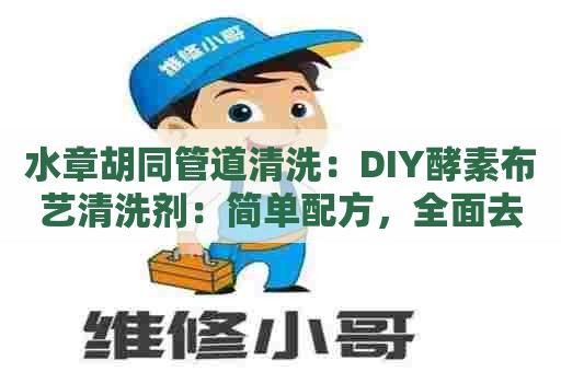 水章胡同管道清洗：DIY酵素布艺清洗剂：简单配方，全面去除污渍！