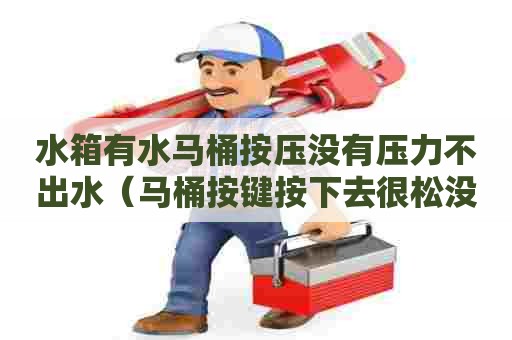 水箱有水马桶按压没有压力不出水（马桶按键按下去很松没反应）