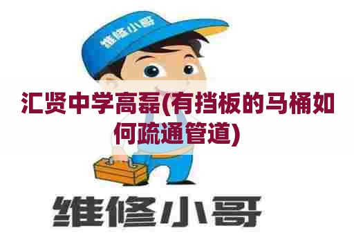 汇贤中学高磊(有挡板的马桶如何疏通管道) 汇贤中学高磊(有挡板的马桶如何疏通管道)