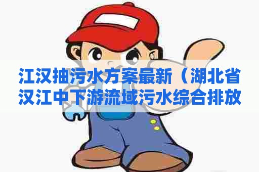 江汉抽污水方案最新（湖北省汉江中下游流域污水综合排放标准）