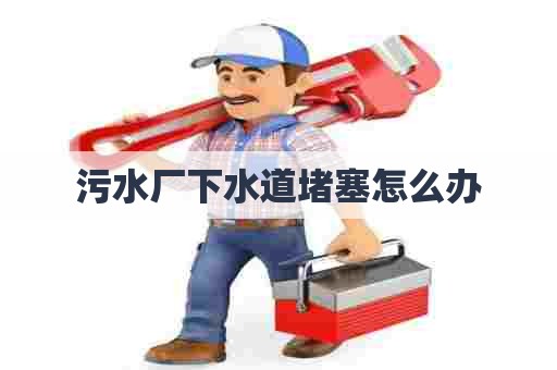 污水厂下水道堵塞怎么办