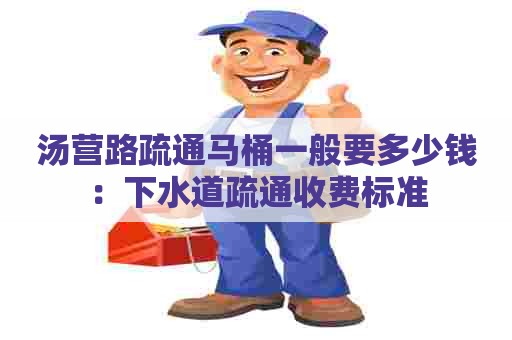 汤营路疏通马桶一般要多少钱：下水道疏通收费标准