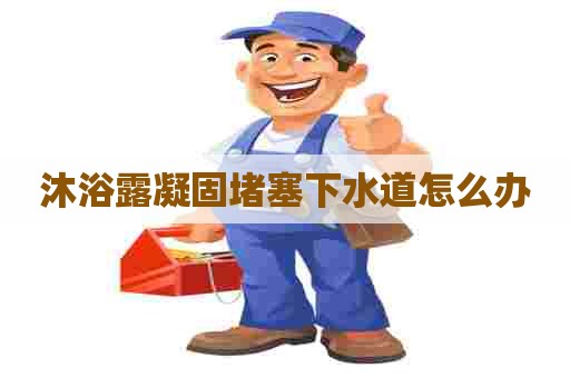 沐浴露凝固堵塞下水道怎么办