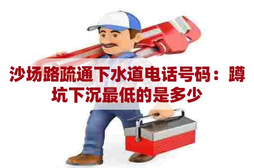 沙场路疏通下水道电话号码：蹲坑下沉最低的是多少
