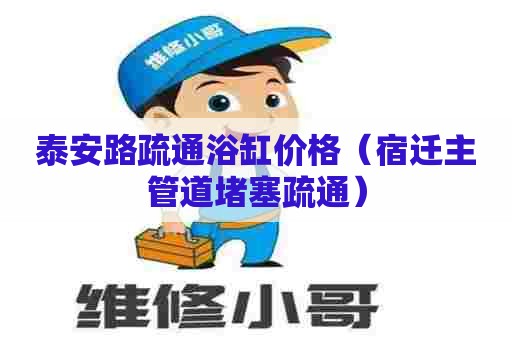 泰安路疏通浴缸价格(宿迁主管道堵塞疏通) 泰安路疏通浴缸价格(宿迁主管道堵塞疏通)