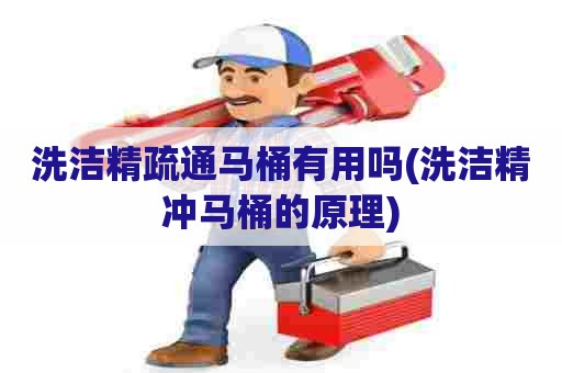 洗洁精疏通马桶有用吗(洗洁精冲马桶的原理)