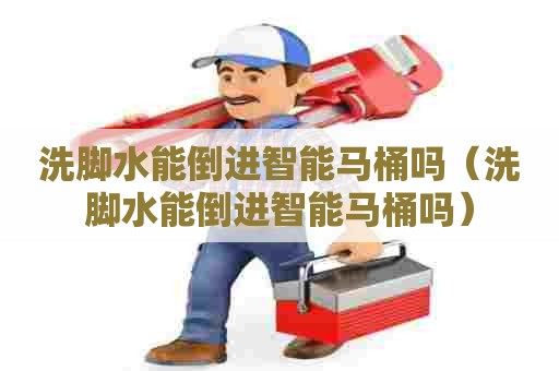 洗脚水能倒进智能马桶吗（洗脚水能倒进智能马桶吗）