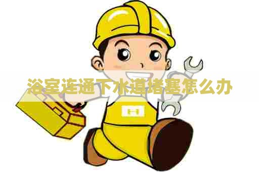浴室连通下水道堵塞怎么办