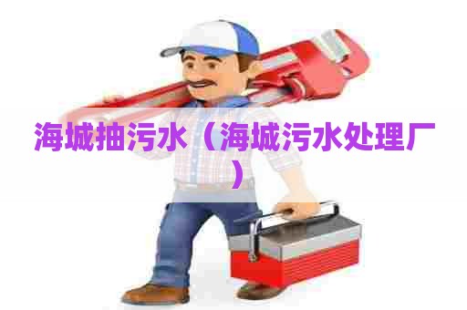 海城抽污水（海城污水处理厂）