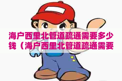 海户西里北管道疏通需要多少钱（海户西里北管道疏通需要多少钱一次）