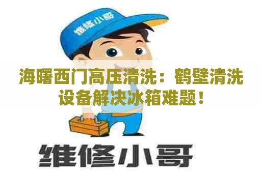 海曙西门高压清洗：鹤壁清洗设备解决冰箱难题！