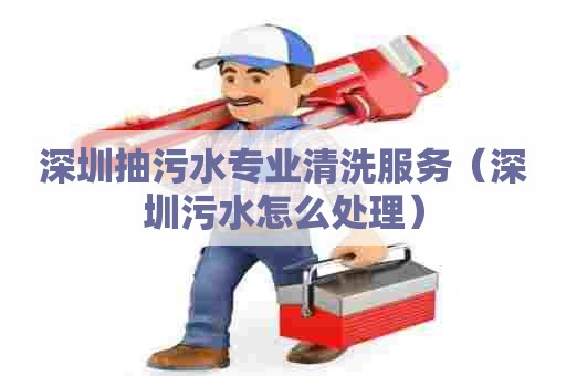 深圳抽污水专业清洗服务（深圳污水怎么处理）