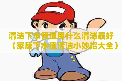 清洁下水管道用什么清洁最好(家庭下水道清洁小妙招大全) 清洁下水管道用什么清洁最好(家庭下水道清洁小妙招大全)