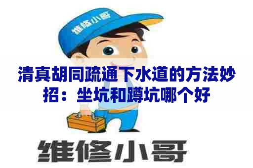 清真胡同疏通下水道的方法妙招：坐坑和蹲坑哪个好