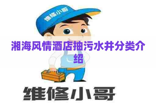 湘海风情酒店抽污水井分类介绍 湘海风情酒店抽污水井分类介绍