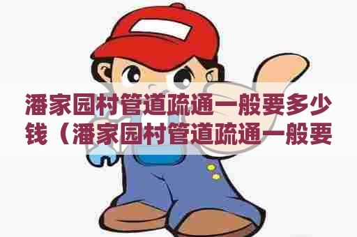 潘家园村管道疏通一般要多少钱(潘家园村管道疏通一般要多少钱一平方) 潘家园村管道疏通一般要多少钱(潘家园村管道疏通一般要多少钱一平方)