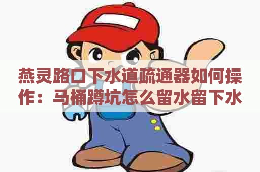 燕灵路口下水道疏通器如何操作:马桶蹲坑怎么留水留下水 燕灵路口下水道疏通器如何操作:马桶蹲坑怎么留水留下水