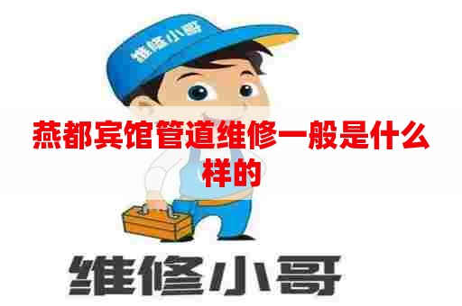 燕都宾馆管道维修一般是什么样的 燕都宾馆管道维修一般是什么样的