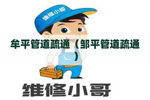 牟平管道疏通（邹平管道疏通）