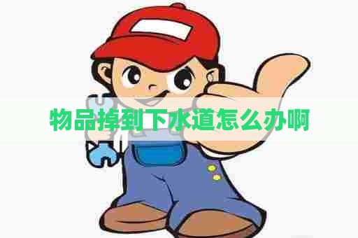 物品掉到下水道怎么办啊 物品掉到下水道怎么办啊