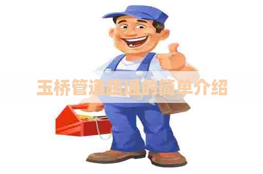玉桥管道疏通的简单介绍