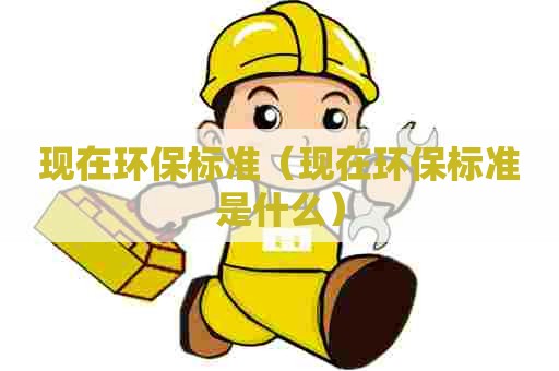 现在环保标准（现在环保标准是什么）