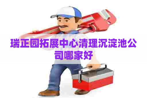 瑞正园拓展中心清理沉淀池公司哪家好