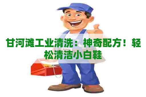 甘河滩工业清洗：神奇配方！轻松清洁小白鞋