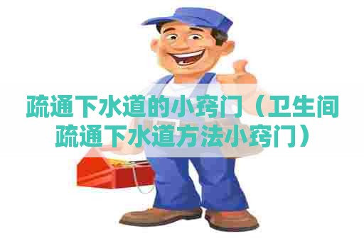 疏通下水道的小窍门（卫生间疏通下水道方法小窍门）