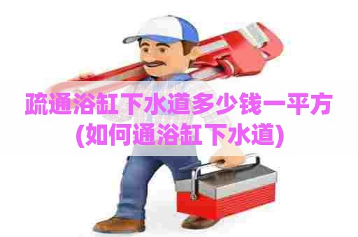 疏通浴缸下水道多少钱一平方(如何通浴缸下水道)