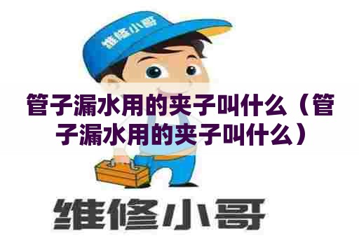 管子漏水用的夹子叫什么（管子漏水用的夹子叫什么）