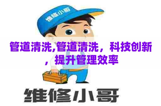 管道清洗,管道清洗,科技创新,提升管理效率 管道清洗,管道清洗,科技创新,提升管理效率