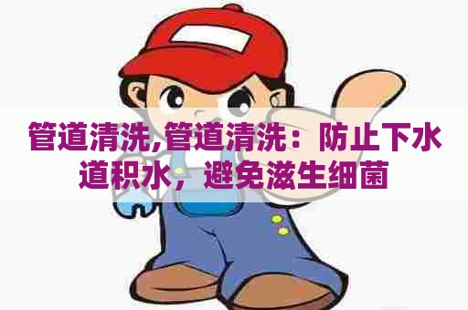 管道清洗,管道清洗：防止下水道积水，避免滋生细菌