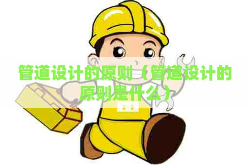 管道设计的原则（管道设计的原则是什么）