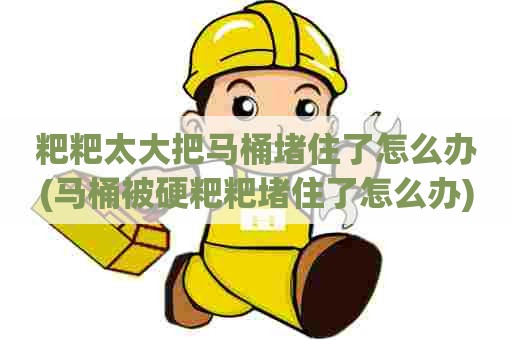 粑粑太大把马桶堵住了怎么办(马桶被硬粑粑堵住了怎么办)