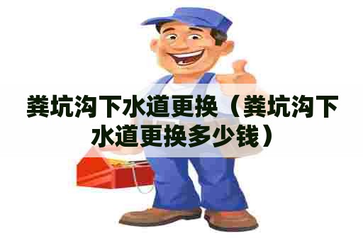 粪坑沟下水道更换(粪坑沟下水道更换多少钱) 粪坑沟下水道更换(粪坑沟下水道更换多少钱)