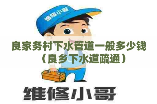 良家务村下水管道一般多少钱（良乡下水道疏通）