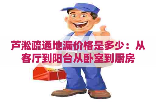 芦淞疏通地漏价格是多少：从客厅到阳台从卧室到厨房